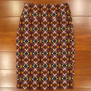 Lularoe XS Cassie Skirt